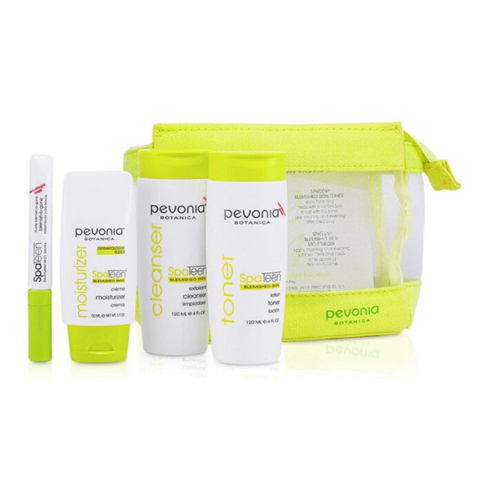 KIT TRATAMIENTO PIEL ACNÉICA - LIMPIADORA + TÓNICO + CREMA HIDRATANTE + LÁPIZ ANTI ACNÉ