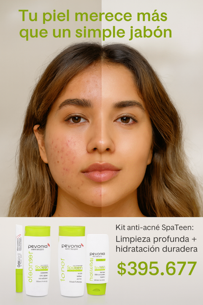 KIT TRATAMIENTO PIEL ACNÉICA - LIMPIADORA + TÓNICO + CREMA HIDRATANTE + LÁPIZ ANTI ACNÉ