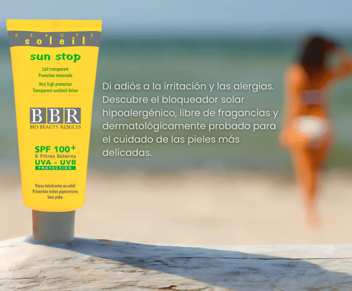 BLOQUEADOR SOLAR PARA PIEL SENSIBLE APTO PARA NIÑOS Y ADULTOS